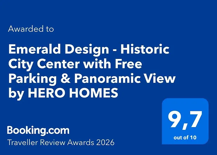Emerald Design - Historic Center With Free Parking & Panoramic View By Hero Homes شقة غراتس